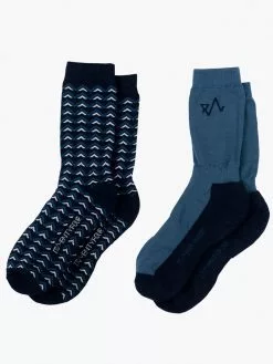 Twentyfour Finse Freja Ullsokk 2pk -Lee Butikk 11080 1133 blekkbl