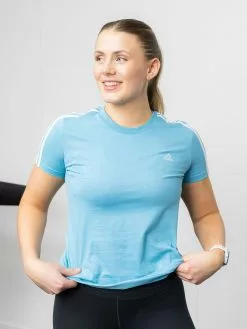 ADIDAS 3-Stripes Cotton Tee