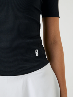 BJØRN BORG Ace Rib T-Shirt Pocket 16 BJØRN BORG Ace Rib T-Shirt Pocket -Lee Butikk k bb 10001123 bk001 220927 4