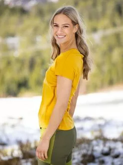 Bergans Urban Wool W Tee -Lee Butikk k be 1449 goldenyellow 221020 2