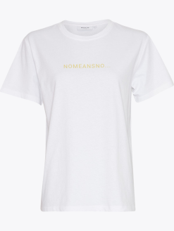 MOSS COPENHAGEN Liv Organic Rubber Print Tee -Lee Butikk k mc 15202 white 230411 pa 1