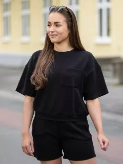 MOSS COPENHAGEN Isora Ima Q Short Sleeve Sweatshirt