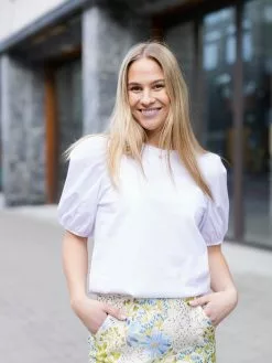 MOSS COPENHAGEN Dariene Logan Short Sleeve Top