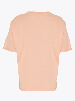MOSS COPENHAGEN Terina Logo Tee -Lee Butikk k mc 17595 salmon 230328 pa 2