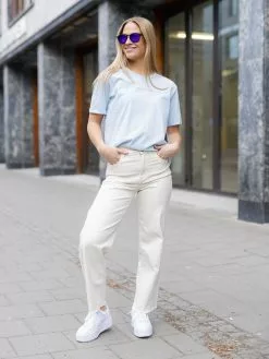 MOSS COPENHAGEN Terina Logo Tee -Lee Butikk k mc 17595 skyride 230413 fs 5