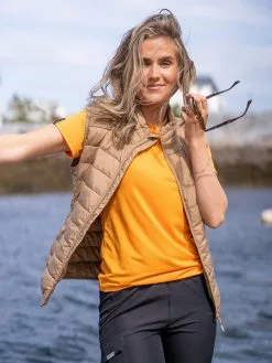 Twentyfour Flåm T-skjorte -Lee Butikk k tf 11137 okergul 220608 1