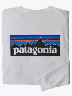 Patagonia M L/S P-6 Logo Responsibili-T -Lee Butikk pa p38518 whi 1