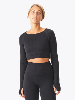 Röhnisch Seamless Crop Long Sleeve 12 Röhnisch Seamless Crop Long Sleeve -Lee Butikk ro 111096 0001 220104 1